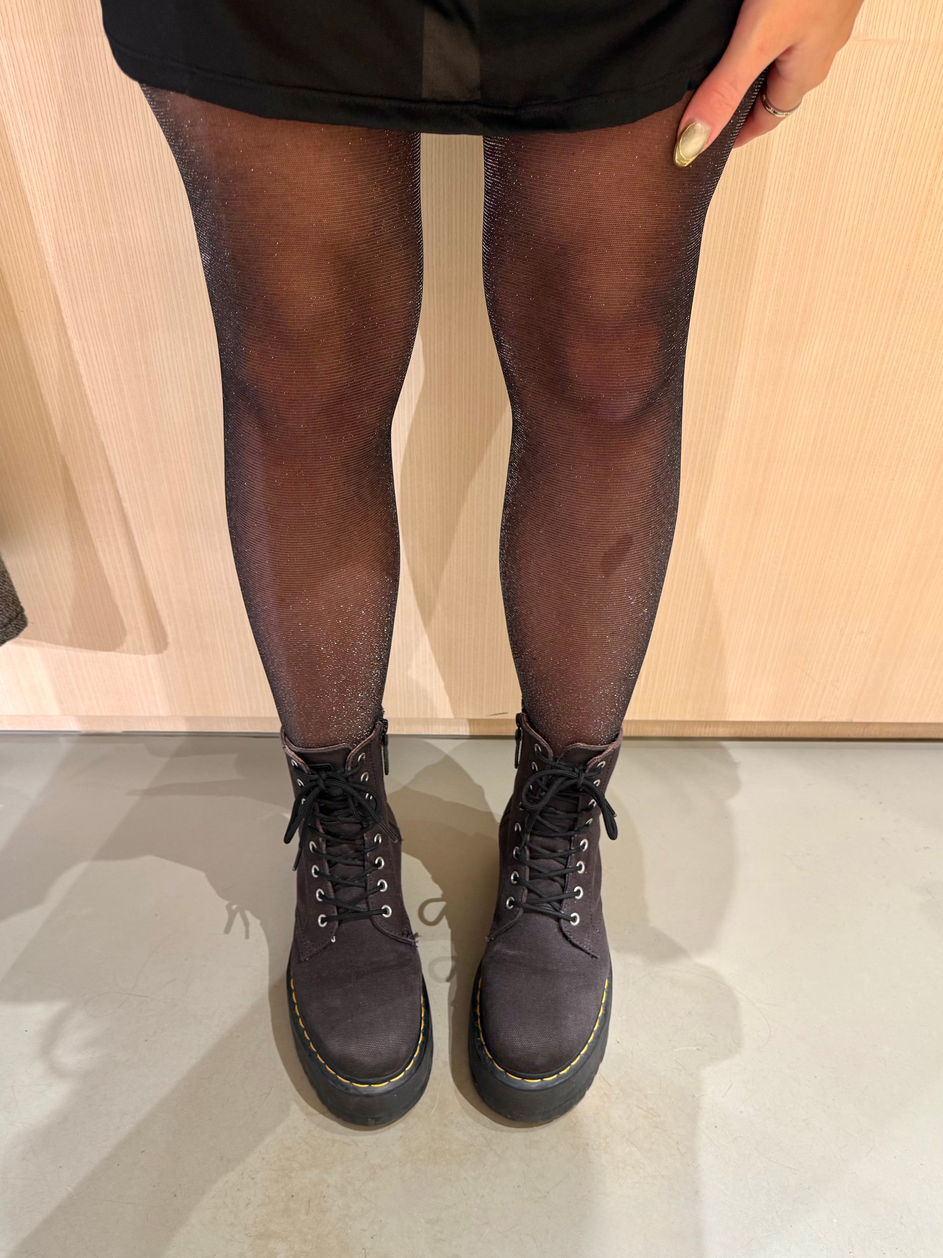 PCMIA GLITTER Tights - Black